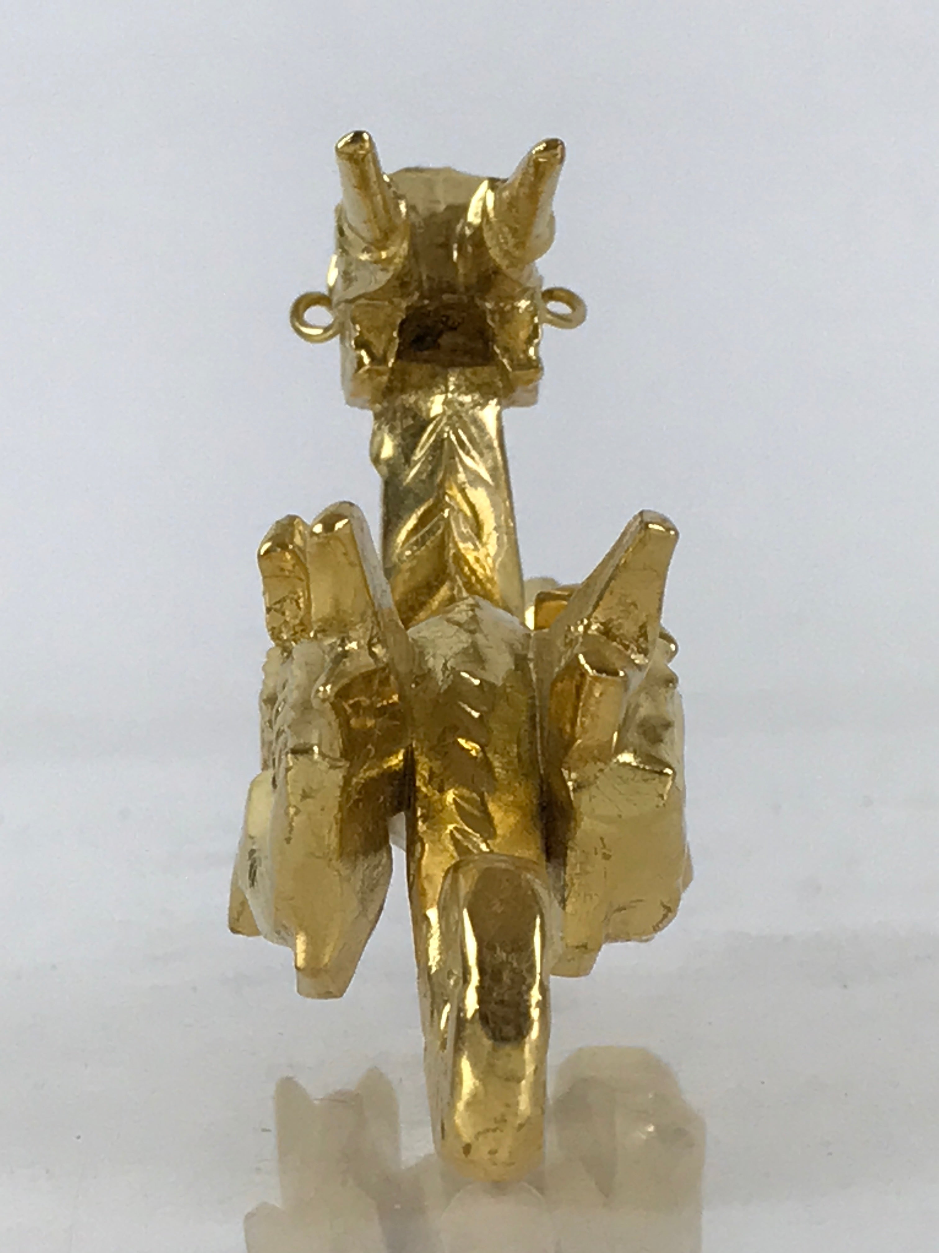 Japanese Samurai Helmet Accessory Dragon Kabuto Armor Vtg Boy's Festival ID481
