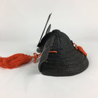 Japanese Samurai Helmet Iron Kabuto Vtg Boy's Festival Armor Yoroi Ningyo ID415