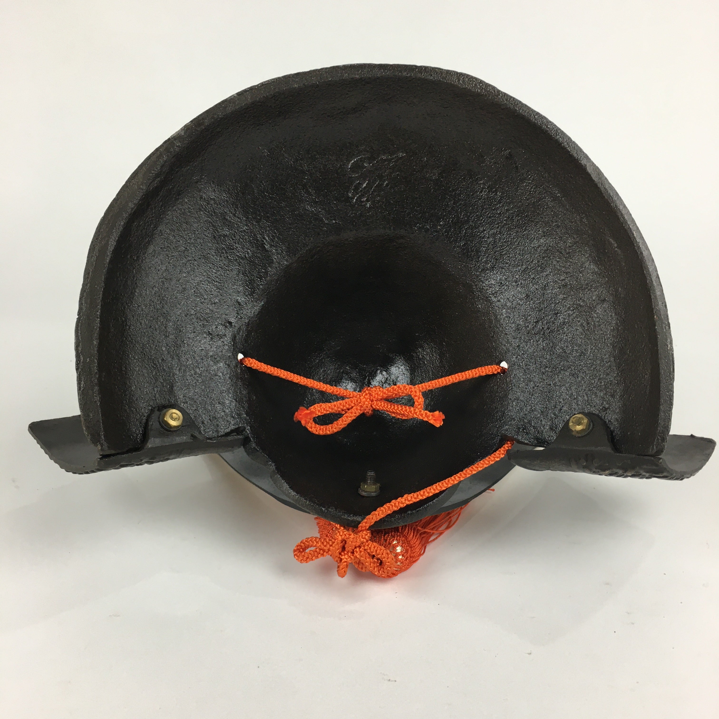 Japanese Samurai Helmet Iron Kabuto Vtg Boy's Festival Armor Yoroi Ningyo ID415