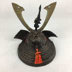 Japanese Samurai Helmet Iron Kabuto Vtg Boy's Festival Armor Yoroi Ningyo ID416