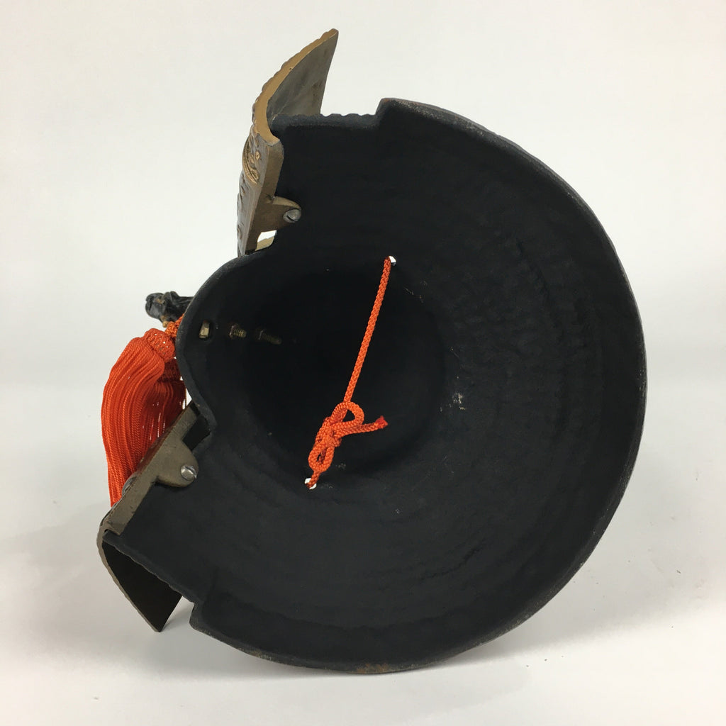 Japanese Samurai Helmet Iron Kabuto Vtg Boy's Festival Armor Yoroi Ningyo ID416