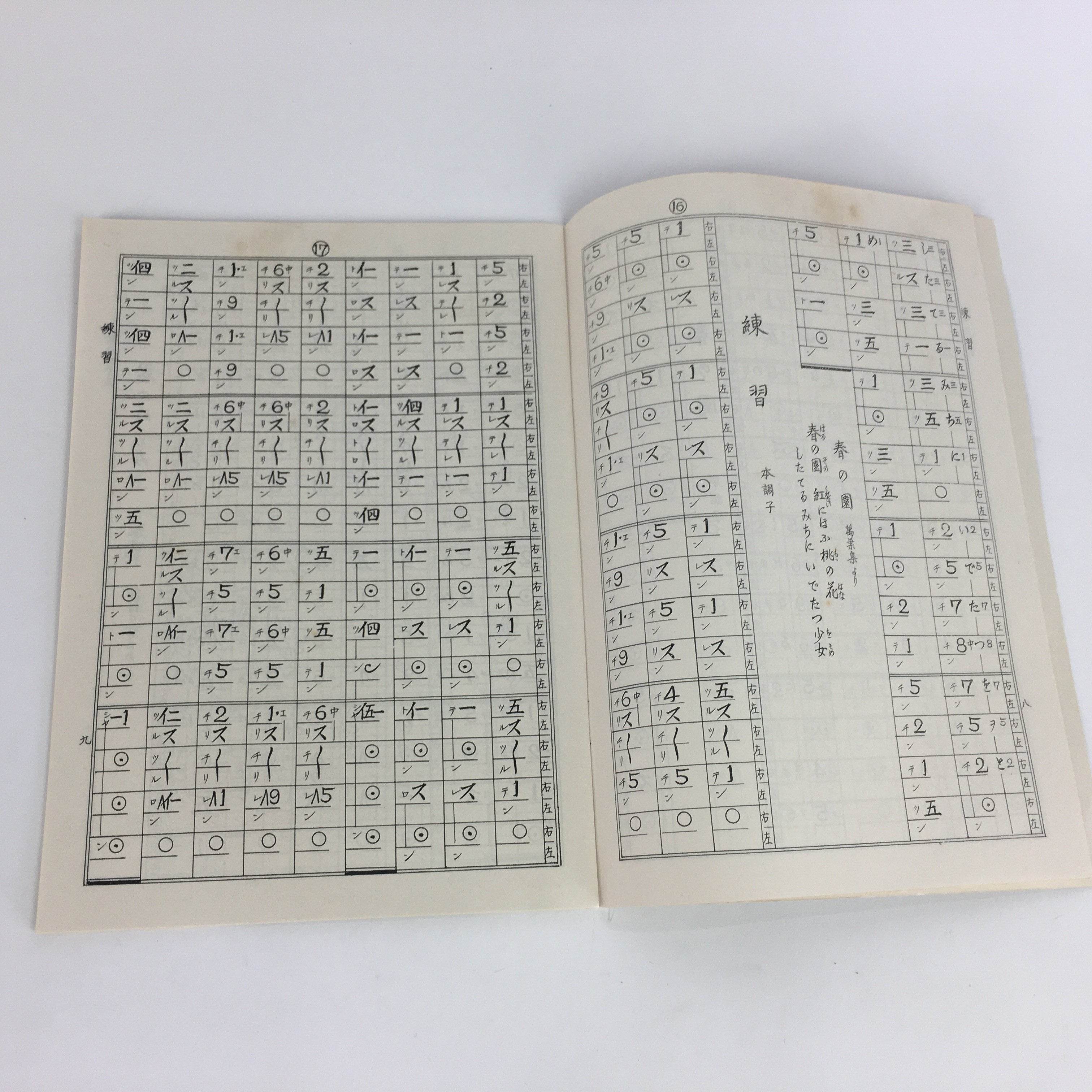 Japanese Sanxian Music Score Book Vtg Michio Miyagi Shamisen Music Collection JK