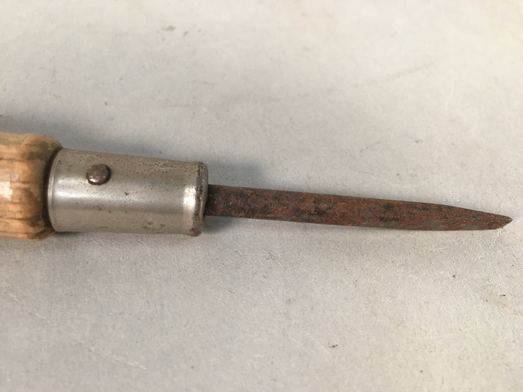 Japanese Screwdriver Carpentry Vtg Woodworking Minus Tool 14.3cm Blade 4mm T153
