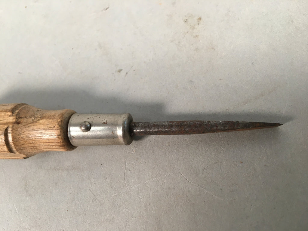 Japanese Screwdriver Carpentry Vtg Woodworking Minus Tool 14.3cm Blade 4mm T153