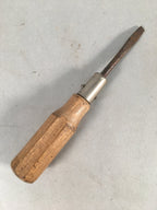Japanese Screwdriver Carpentry Vtg Woodworking Minus Tool 14.3cm Blade 4mm T153
