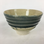 Japanese Seto Ware Ceramic Green Tea Bowl Vtg Chawan Boxed Pottery PX602