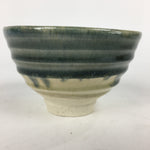 Japanese Seto Ware Ceramic Green Tea Bowl Vtg Chawan Boxed Pottery PX602