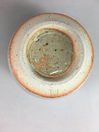 Japanese Seto Ware Ceramic Teacup Yunomi Vtg Pottery Crackle glaze PT61