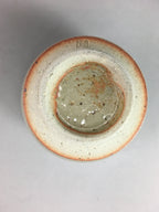 Japanese Seto Ware Ceramic Teacup Yunomi Vtg Pottery Crackle glaze PT61
