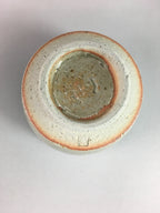 Japanese Seto Ware Ceramic Teacup Yunomi Vtg Pottery Crackle glaze PT62