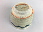 Japanese Seto Ware Ceramic Teacup Yunomi Vtg Pottery Crackle glaze PT64