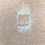 Japanese Setoyaki Ceramic Pottery Vtg Blue Square Plate Cranes Yakimono PP453