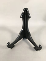 Japanese Setoyaki Ceramic Pottery Vtg Blue Square Plate Cranes Yakimono PP453