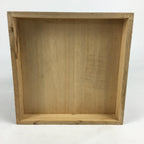 Japanese Sewing Box Brown Wooden Vtg Haribako Chest Tansu 2 Drawers T270