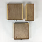 Japanese Sewing Machine And Wood Box Vtg Open-Top Table 3 Drawers Haribako T313