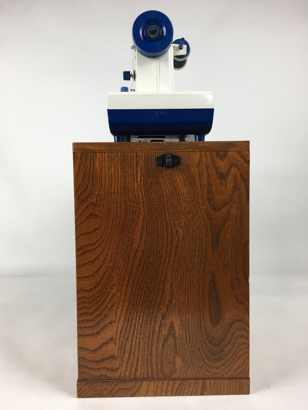 Japanese Sewing Machine And Wood Box Vtg Open-Top Table 3 Drawers Haribako T313
