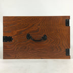 Japanese Sewing Machine And Wood Box Vtg Open-Top Table 3 Drawers Haribako T313
