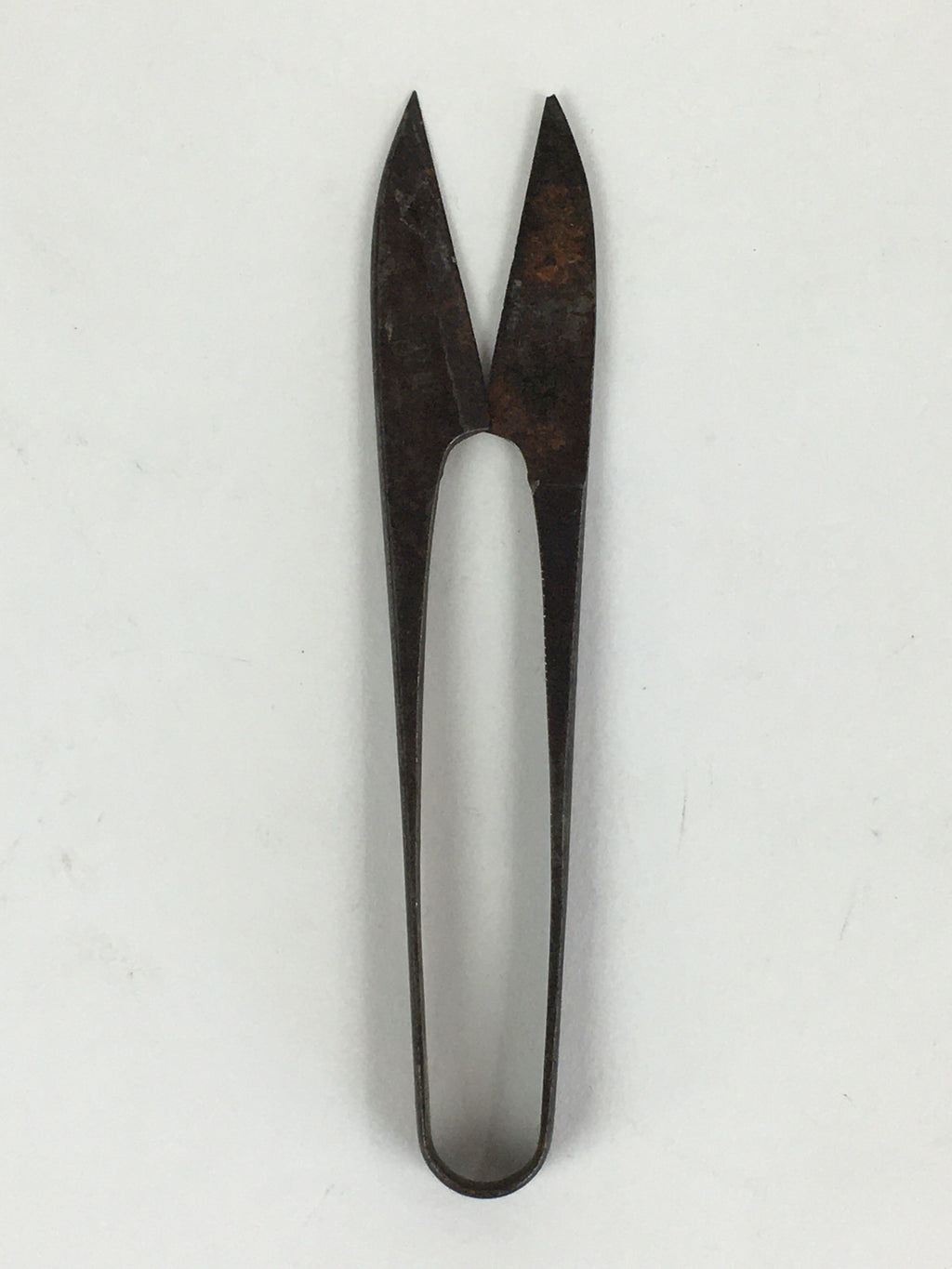 Japanese Sewing Scissors Vtg Iron Small Thread Trimmer Scissors T96