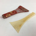Japanese Shamisen Vtg Musical Instrument Plectrum Pick Bachi Carry Case JK270