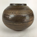 Japanese Shigaraki Ceramic Flower Vase Vtg Kabin Ikebana Arrangement FV966