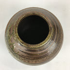 Japanese Shigaraki Ceramic Flower Vase Vtg Kabin Ikebana Arrangement FV966