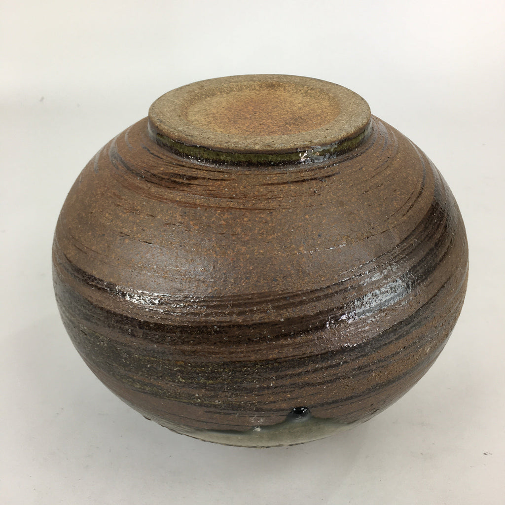 Japanese Shigaraki Ceramic Flower Vase Vtg Kabin Ikebana Arrangement FV966