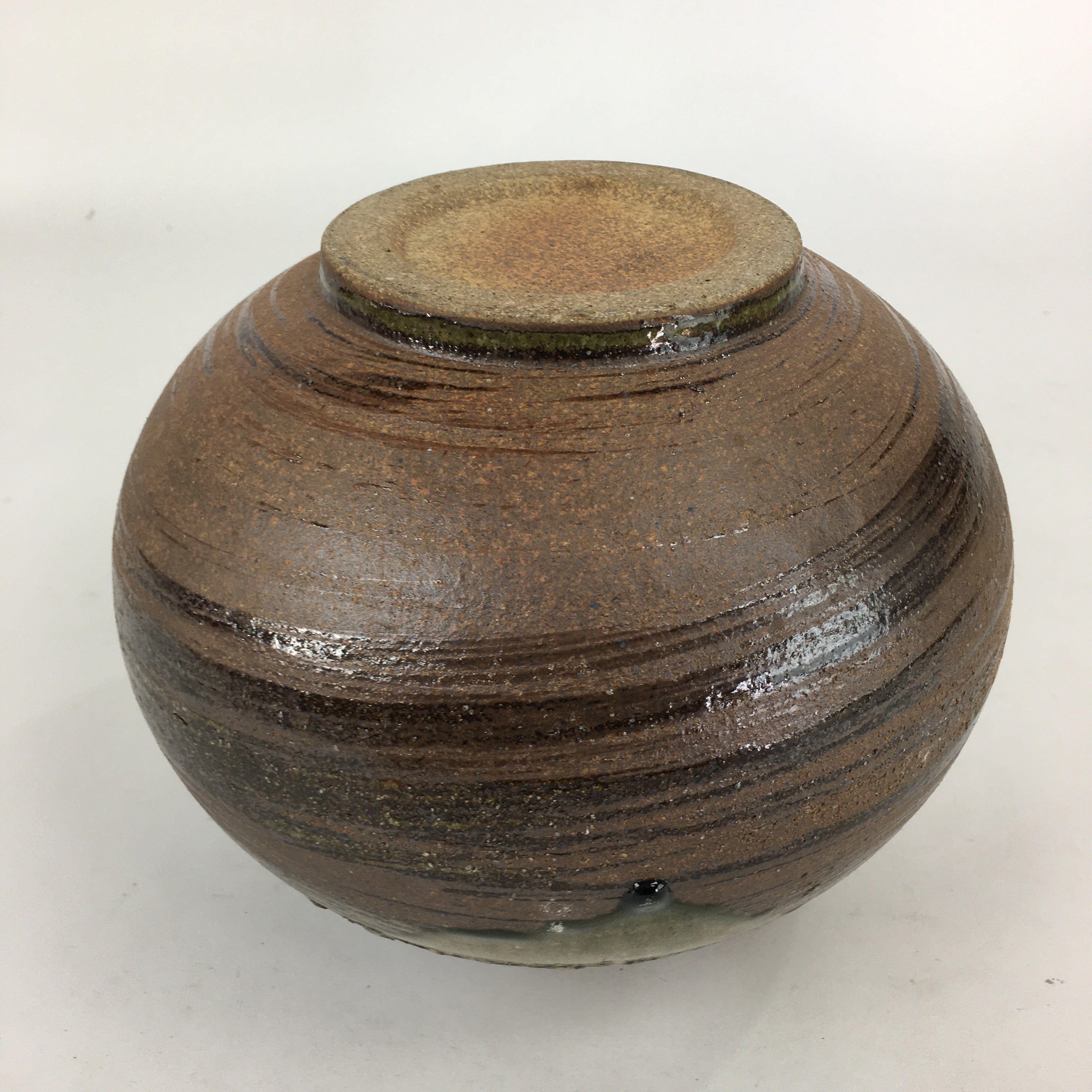 Japanese Shigaraki Ceramic Flower Vase Vtg Kabin Ikebana Arrangement FV966
