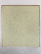 Japanese Shikishi Art Board Vtg Art Painting Nihonga Picture Display Pink Flower
