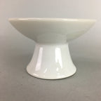 Japanese Shinto Altar Fitting Vtg Porcelain Offering Legged Plate Kamidana QT7