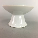 Japanese Shinto Altar Fitting Vtg Porcelain Offering Legged Plate Kamidana QT7