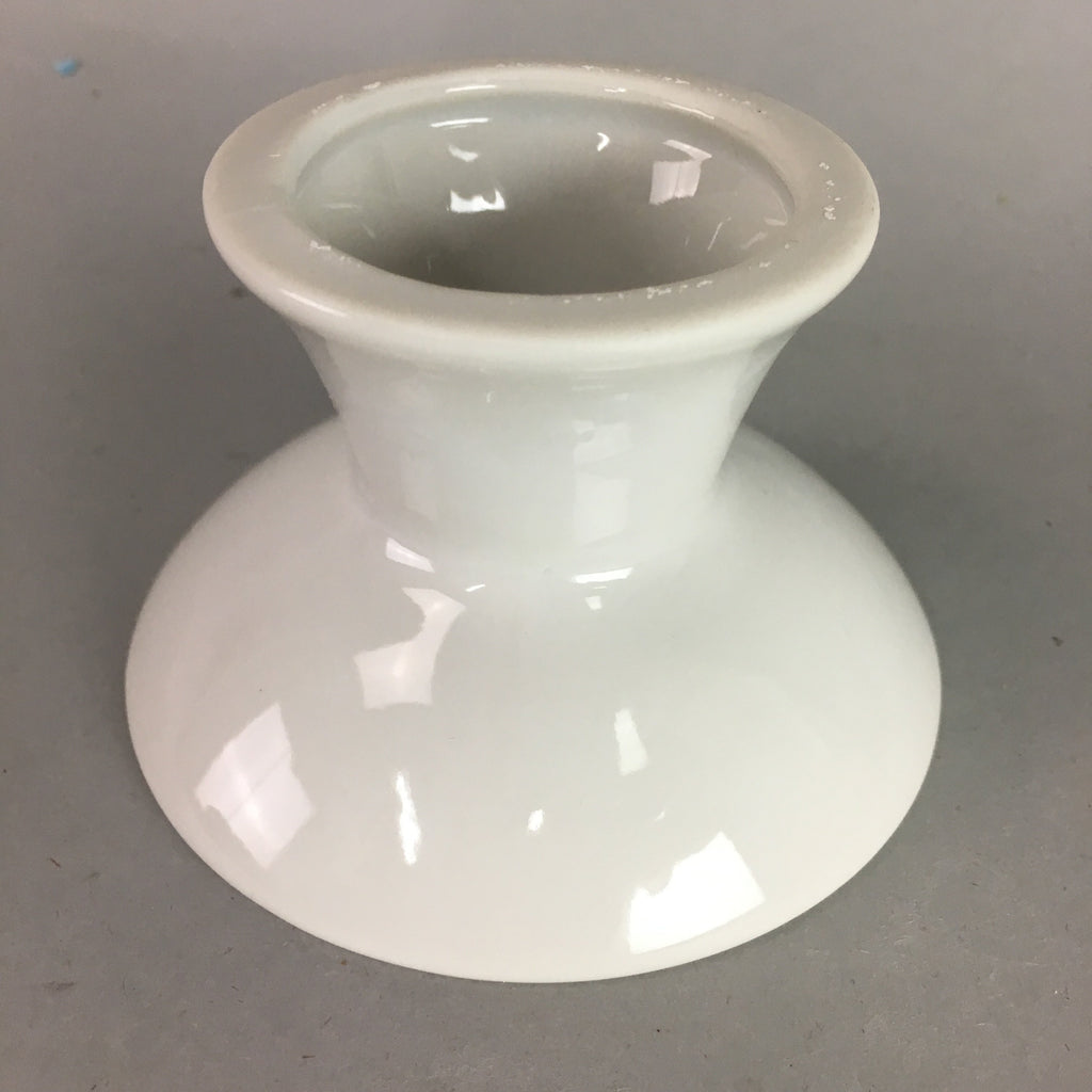 Japanese Shinto Altar Fitting Vtg Porcelain Offering Legged Plate Kamidana QT7