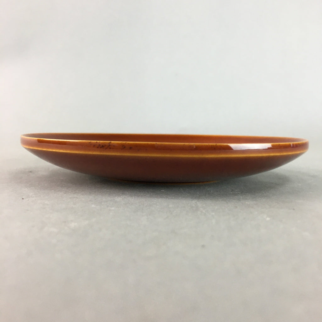 Japanese Shunkei-Nuri Drink Saucer Vtg Chataku Coaster Wood Lacquerware QT90
