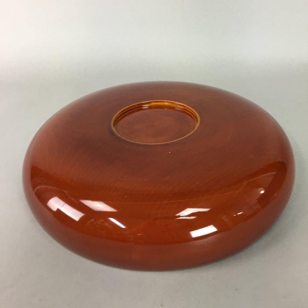 Japanese Shunkei Nuri Lacquer Bowl Vtg Wood Kashiki Tea Ceremony PX392