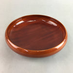 Japanese Shunkei Nuri Lacquer Bowl Vtg Wood Kashiki Tea Ceremony Red Brown UR350