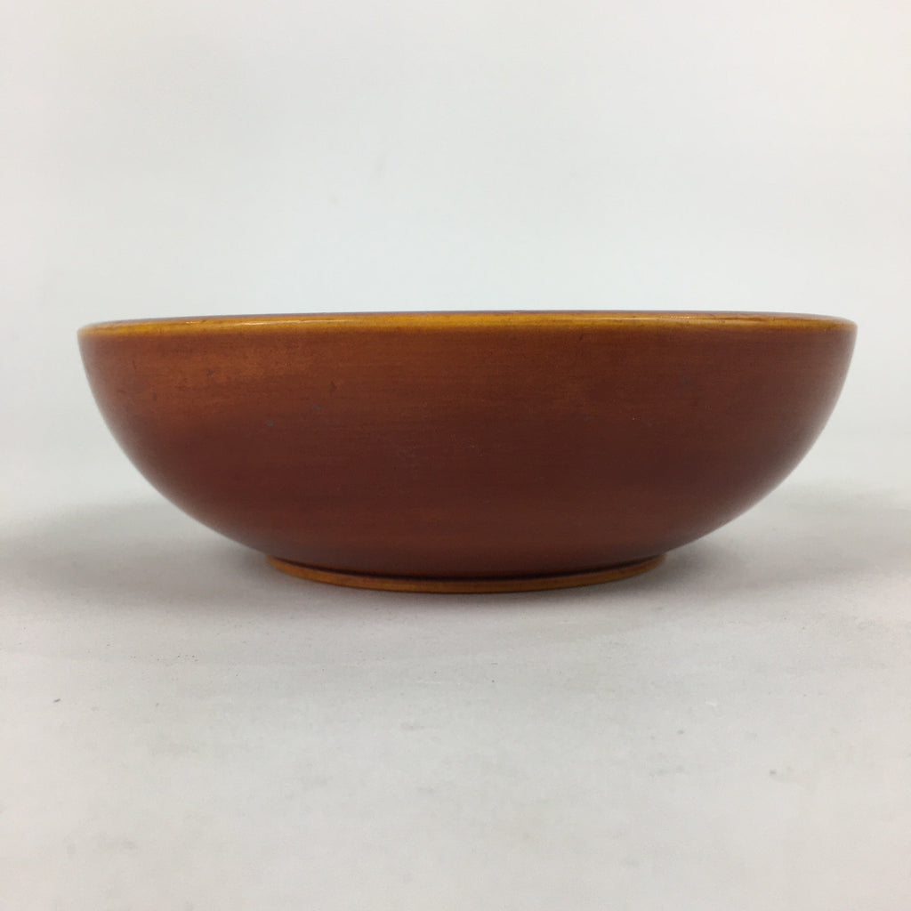 Japanese Shunkei-Nuri Lacquerware Bowl Vtg Wood Kashiki Tea Ceremony UR675