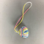 Japanese Silk Clam Shell Charm Kimono Cover Vtg Handmade Ornament JB10