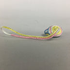 Japanese Silk Clam Shell Charm Kimono Cover Vtg Handmade Ornament JB10