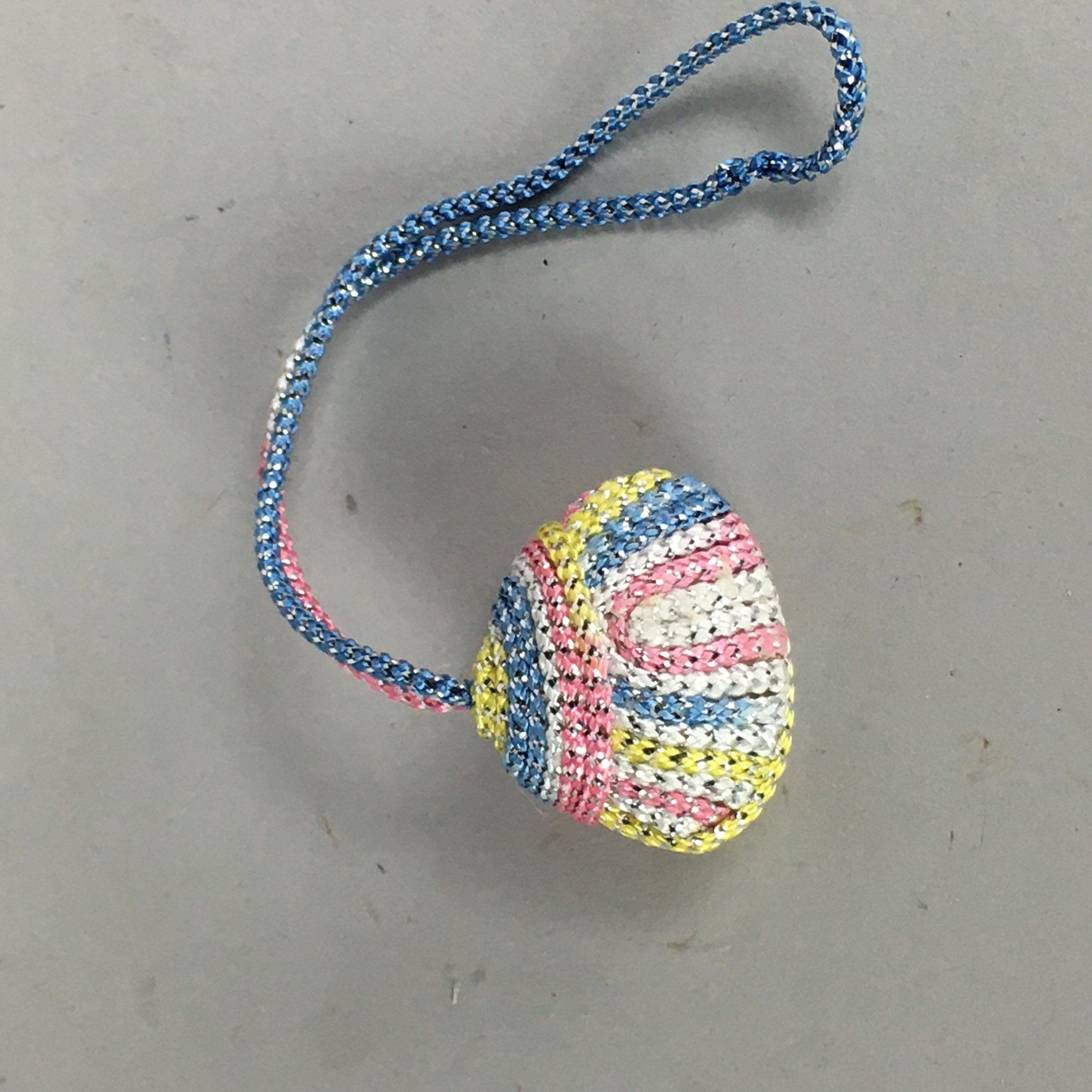 Japanese Silk Clam Shell Charm Kimono Cover Vtg Handmade Ornament JB11