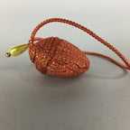 Japanese Silk Clam Shell Charm Kimono Cover Vtg Handmade Ornament JB15