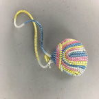 Japanese Silk Clam Shell Charm Kimono Cover Vtg Handmade Ornament JB2