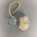 Japanese Silk Clam Shell Charm Kimono Cover Vtg Handmade Ornament JB2