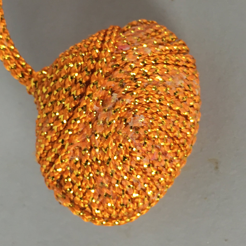 Japanese Silk Clam Shell Charm Kimono Cover Vtg Handmade Ornament JB21
