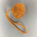 Japanese Silk Clam Shell Charm Kimono Cover Vtg Handmade Ornament JB21