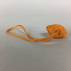 Japanese Silk Clam Shell Charm Kimono Cover Vtg Handmade Ornament JB22