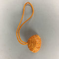 Japanese Silk Clam Shell Charm Kimono Cover Vtg Handmade Ornament JB23