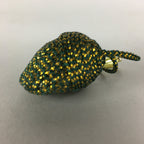 Japanese Silk Clam Shell Charm Kimono Cover Vtg Handmade Ornament JB24