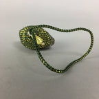 Japanese Silk Clam Shell Charm Kimono Cover Vtg Handmade Ornament JB26