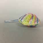 Japanese Silk Clam Shell Charm Kimono Cover Vtg Handmade Ornament JB4