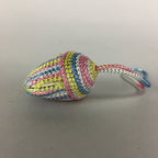 Japanese Silk Clam Shell Charm Kimono Cover Vtg Handmade Ornament JB4