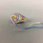 Japanese Silk Clam Shell Charm Kimono Cover Vtg Handmade Ornament JB4